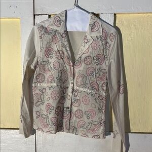 Floral Patterned Women's Blouse
